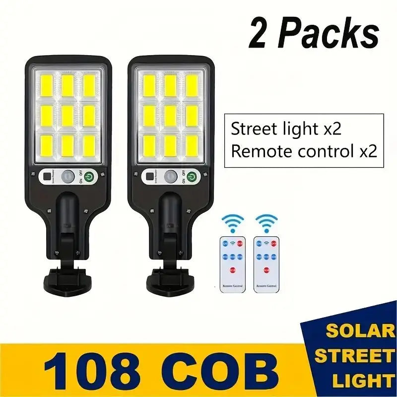 Solar Outdoor LED Wall Lights 4 Pack Motion Sensor Waterproof