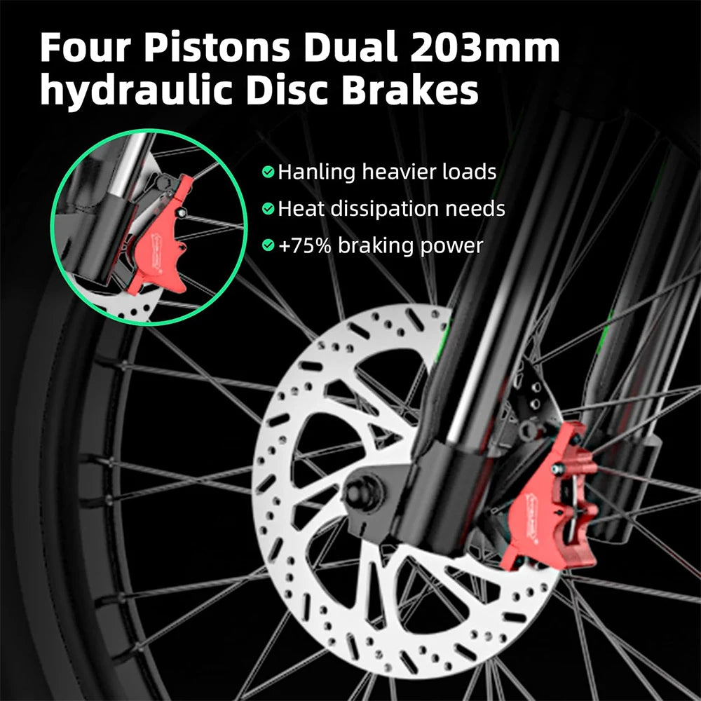 Electric Dirt Bike 6000W 60V 50 Mile Range Dual Suspension