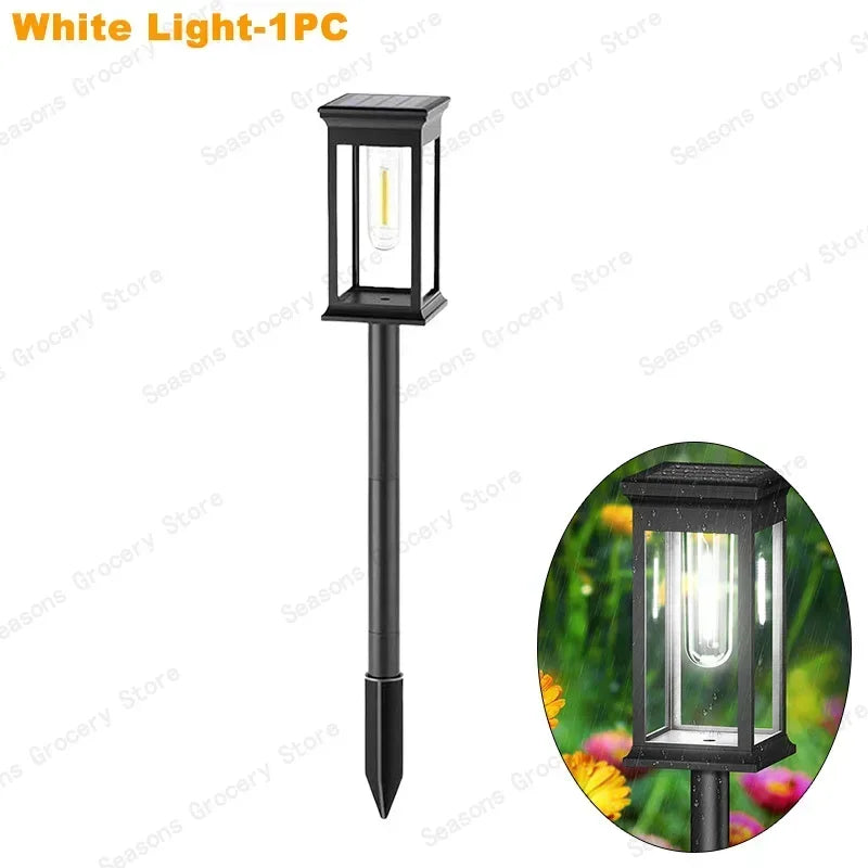 Waterproof LED Solar Lights For Garden Driveway Auto On Off
