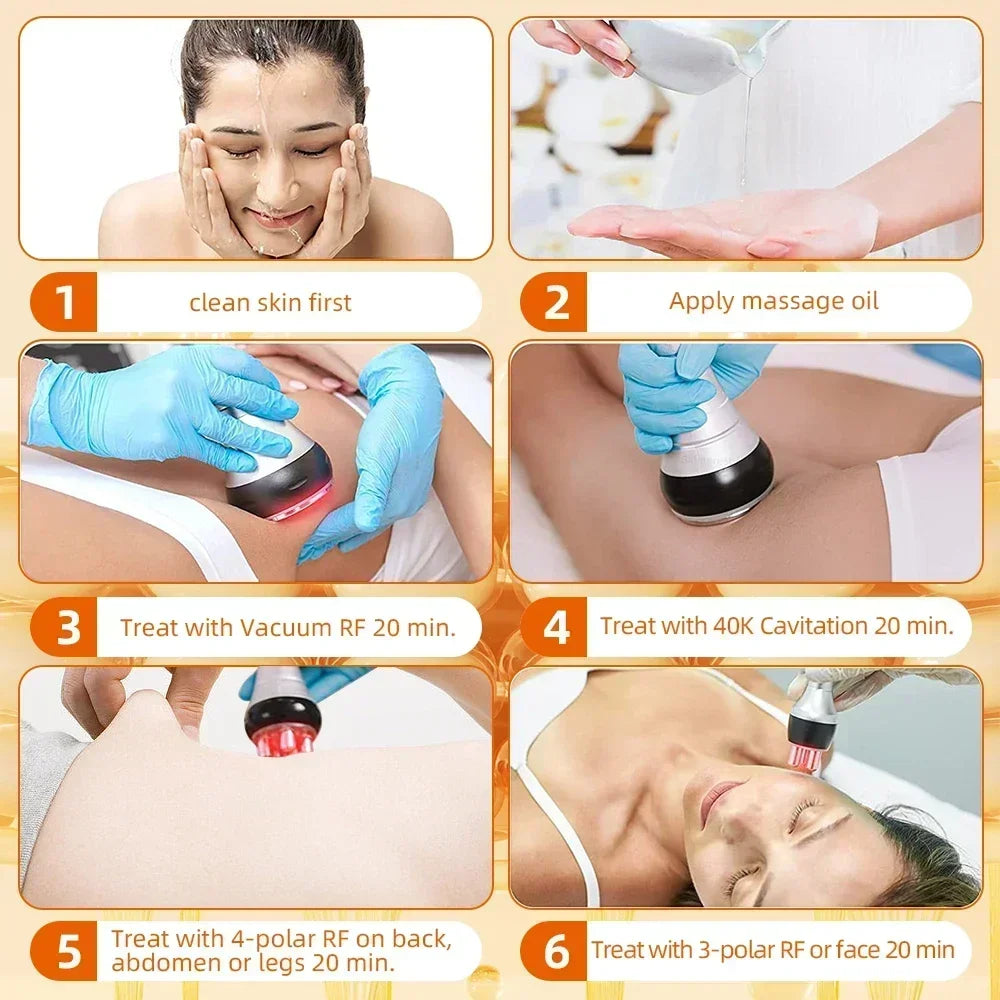 Missheart 4in1 Cavitation Ultrasonic Body Slimming Machine
