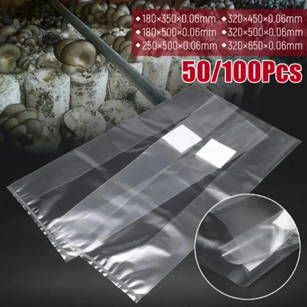Tuanchon Mushroom Spawn Grow Bag PVC Substrate High Temp