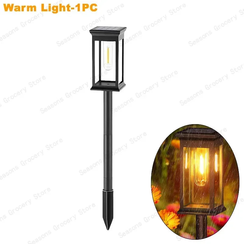 Waterproof LED Solar Lights For Garden Driveway Auto On Off