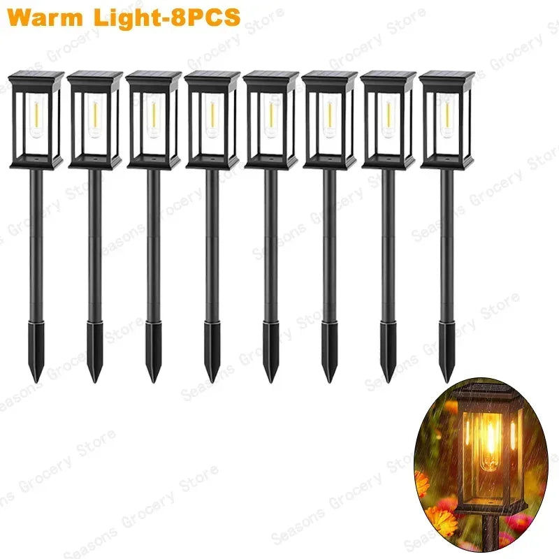 Waterproof LED Solar Lights For Garden Driveway Auto On Off