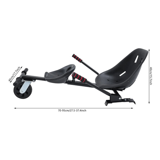 Adjustable Hoverboard Double Seat Attachment For 6.5-10 Inch Scooters