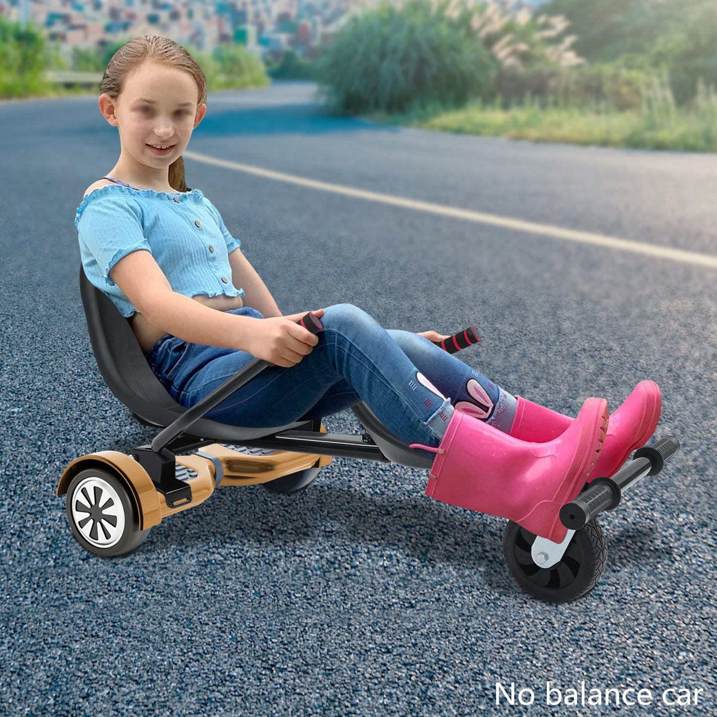 Adjustable Hoverboard Double Seat Attachment For 6.5-10 Inch Scooters