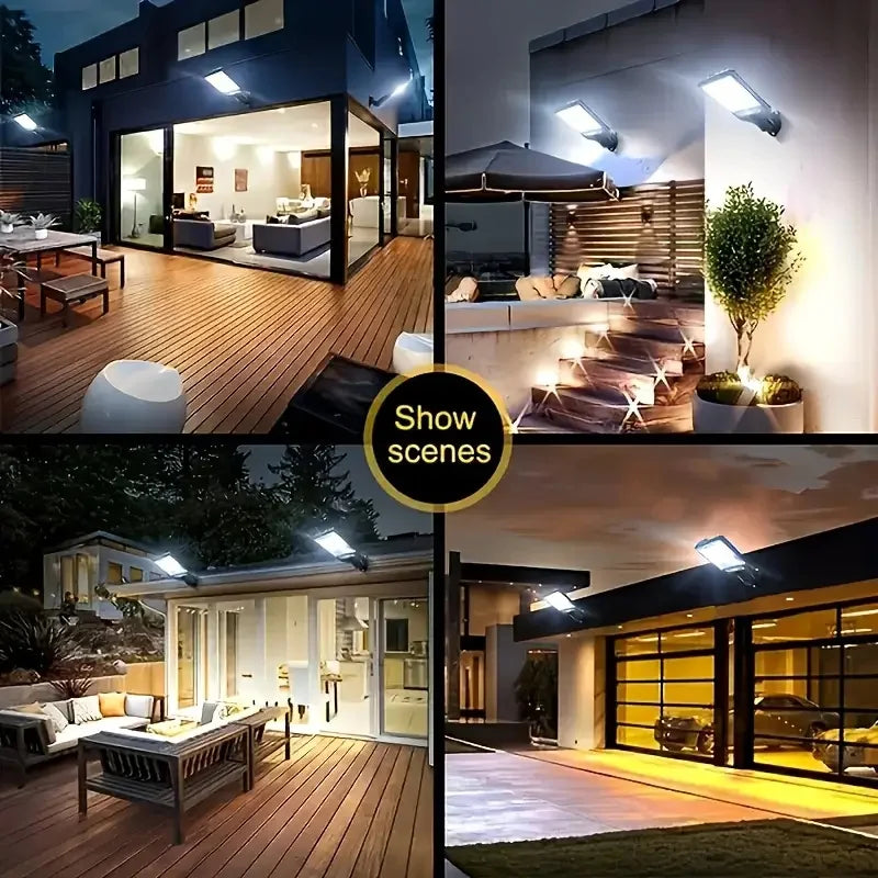 Solar Outdoor LED Wall Lights 4 Pack Motion Sensor Waterproof