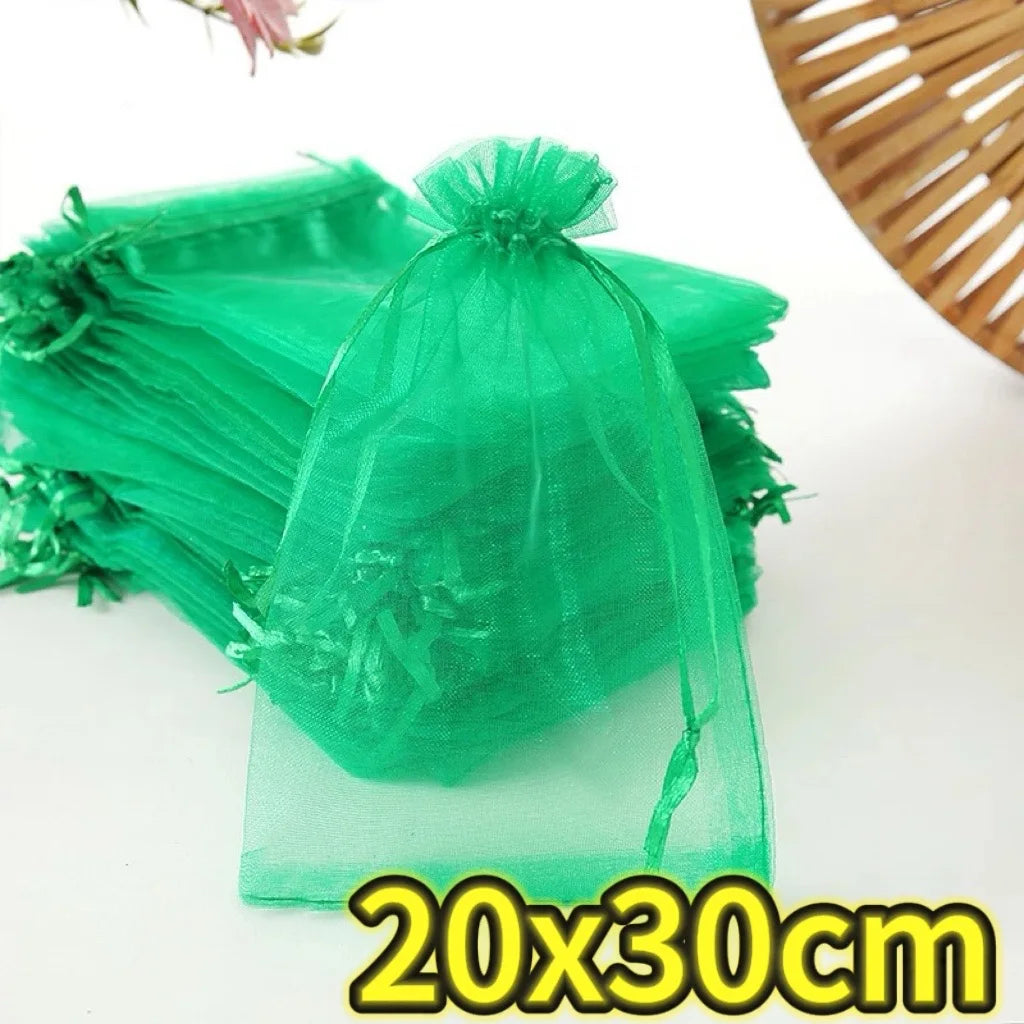 Reusable Fruit Insect Proof Drawstring Bags for Fruit Trees
