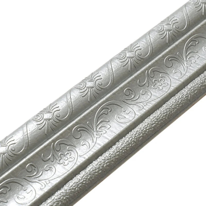 Self Adhesive Foam Molding Trim Wallpaper Border 3D Decorative Wall Lines