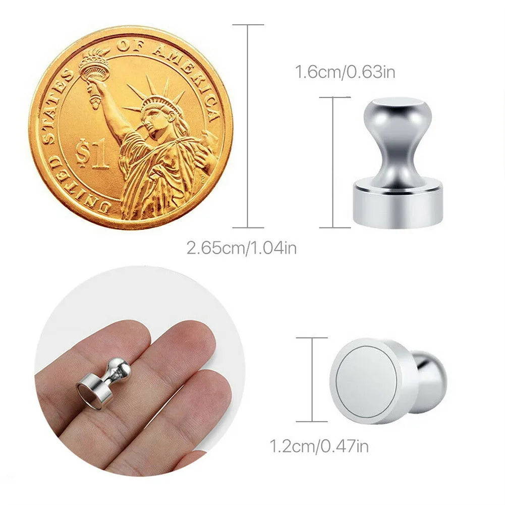 Neodymium Magnetic Pins Set Fridge Magnets For Home Storage