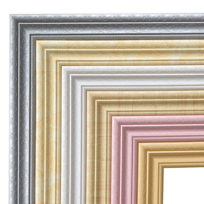 Self Adhesive Foam Molding Trim Wallpaper Border 3D Decorative Wall Lines