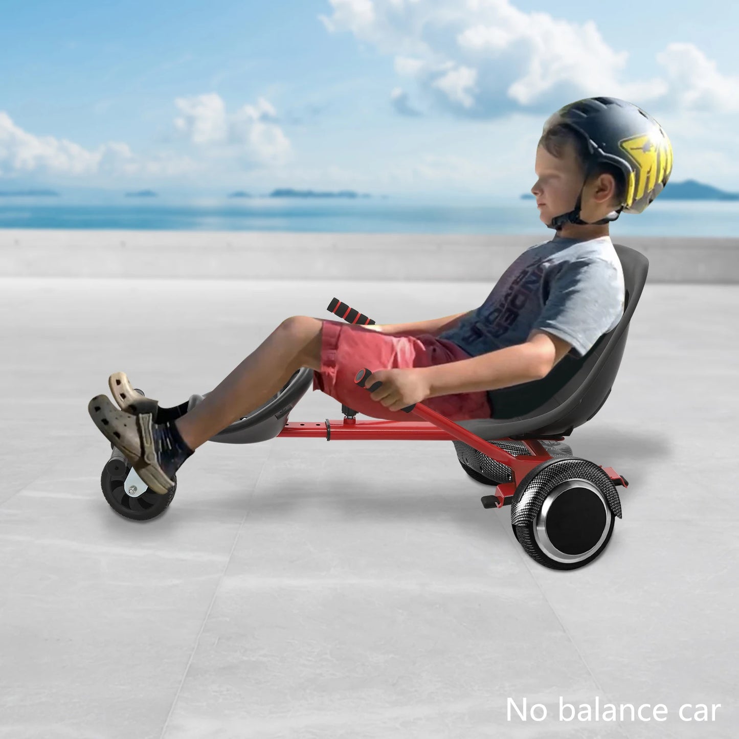 Adjustable Hoverboard Double Seat Attachment For 6.5-10 Inch Scooters