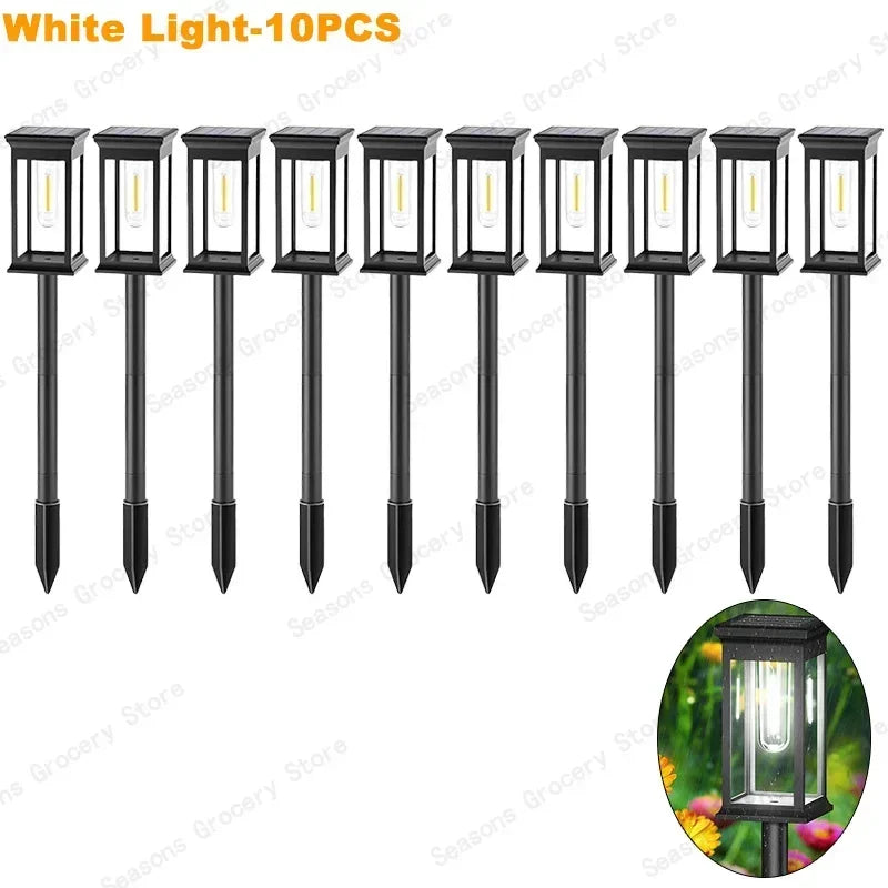 Waterproof LED Solar Lights For Garden Driveway Auto On Off
