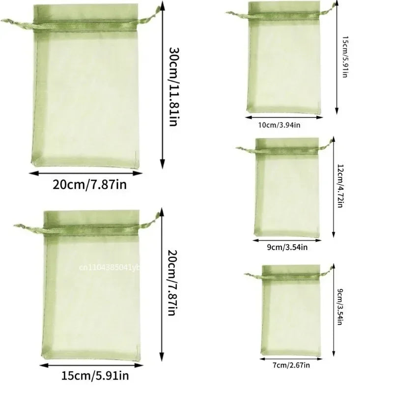 Reusable Fruit Insect Proof Drawstring Bags for Fruit Trees