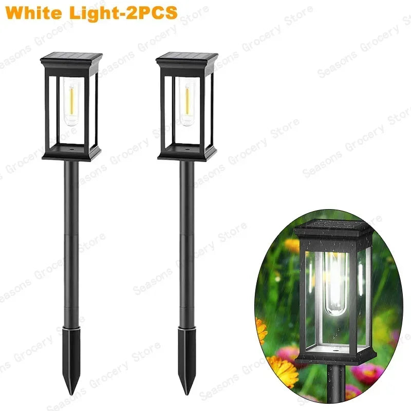 Waterproof LED Solar Lights For Garden Driveway Auto On Off