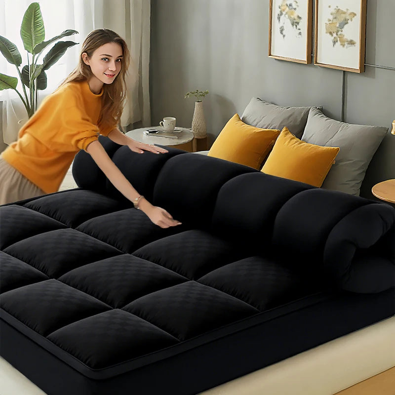 HGETVECN Extra Thick Mattress Topper 1000Gsm Cooling Breathable Machine Washable