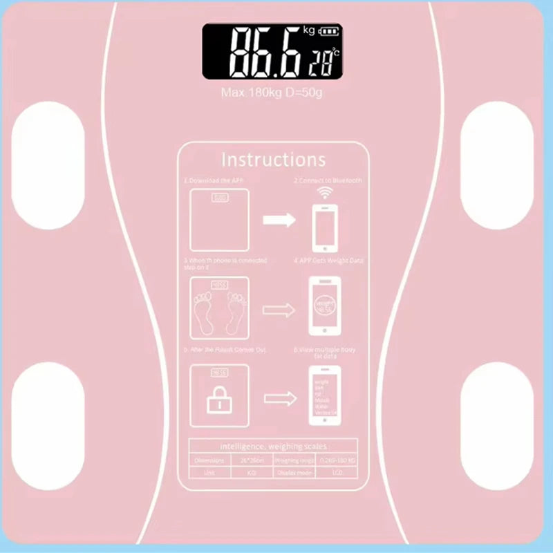 AEHOMEC Body Fat Scale Smart Wireless Digital Bathroom Scale With App Bluetooth