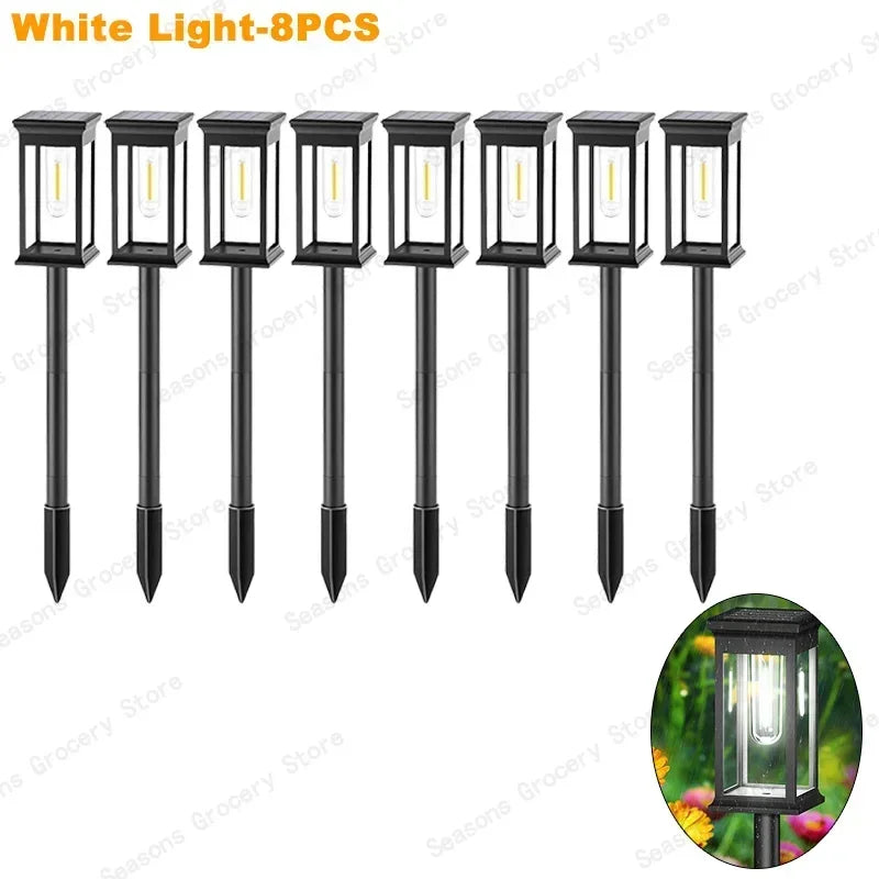Waterproof LED Solar Lights For Garden Driveway Auto On Off