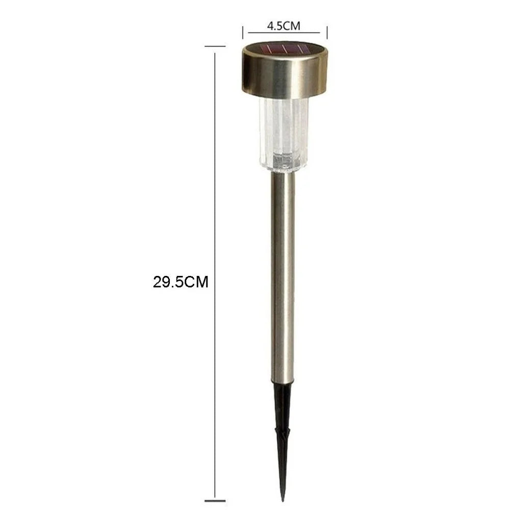 Solar LED Outdoor Garden Lights Path Lamp Waterproof Landscape
