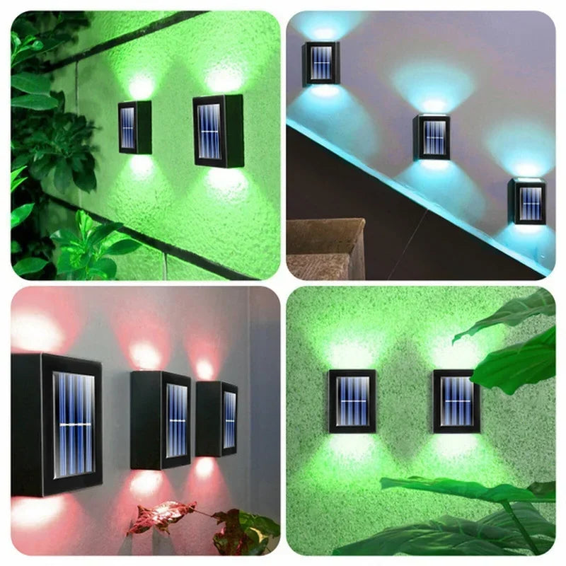 Super-cheese Solar Up and Down Spot Lights Outdoor Lamp Garden