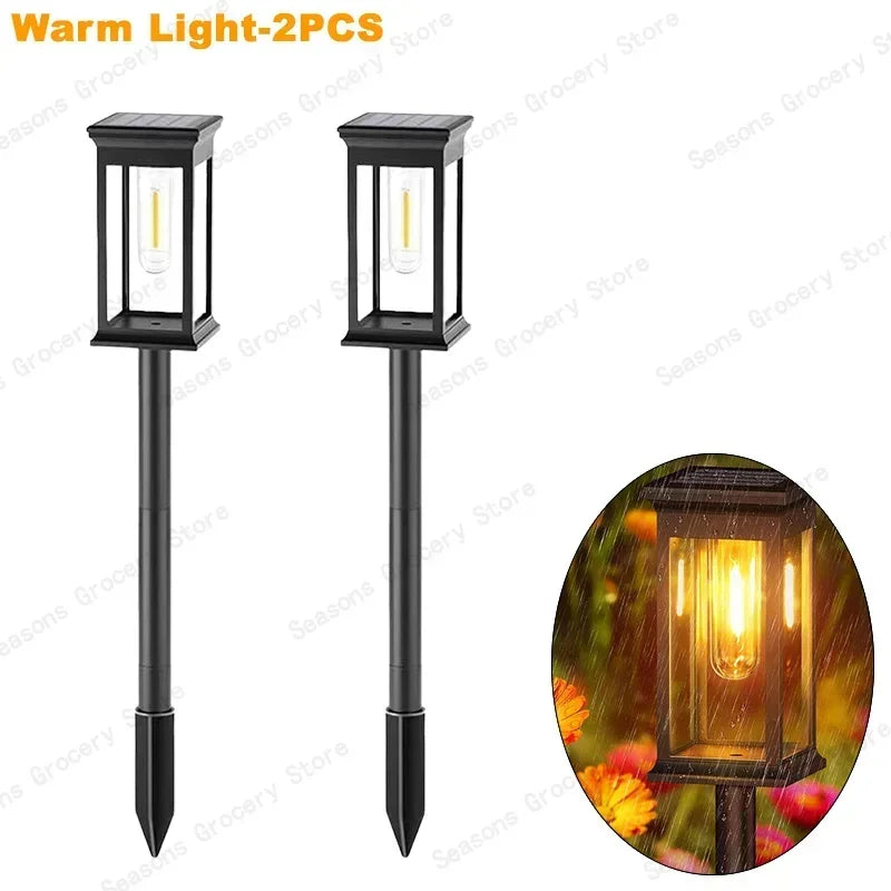 Waterproof LED Solar Lights For Garden Driveway Auto On Off